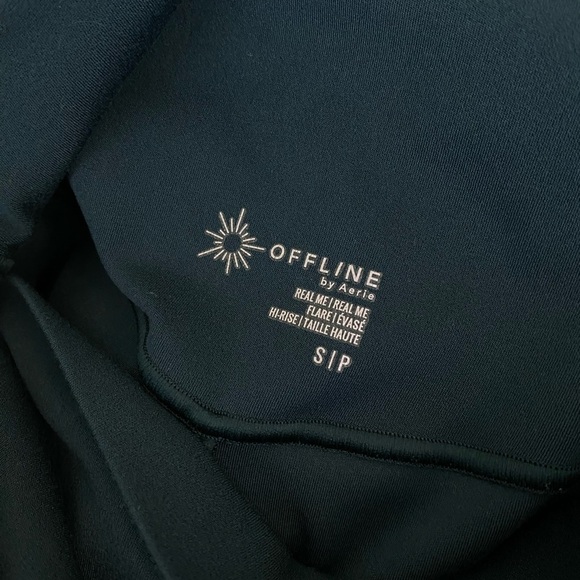 Aerie Real Me High Waisted Crossover Flare Leggings - Picture 6 of 7